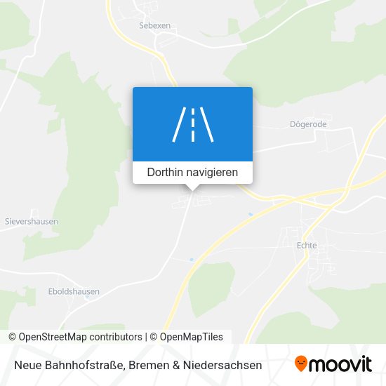 Neue Bahnhofstraße Karte