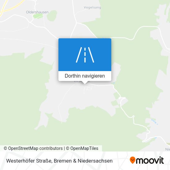 Westerhöfer Straße Karte
