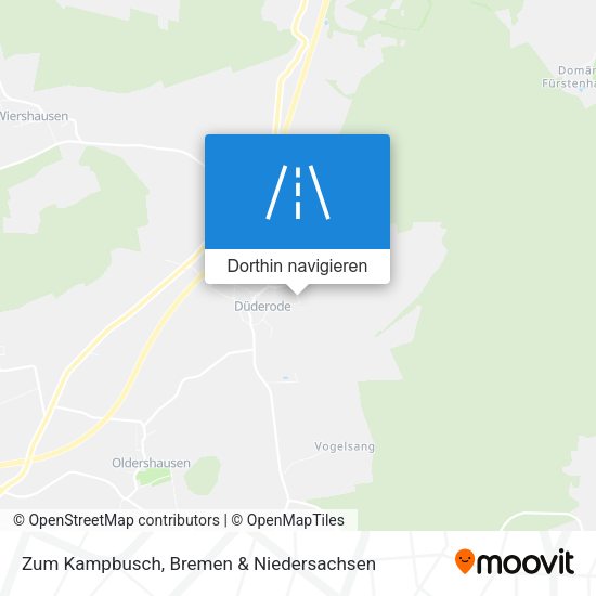 Zum Kampbusch Karte