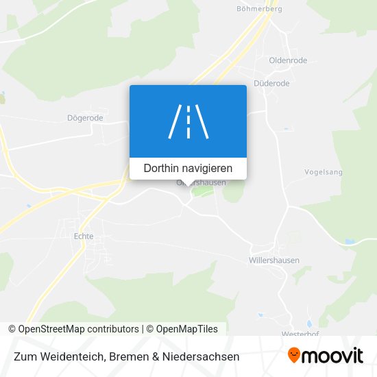 Zum Weidenteich Karte