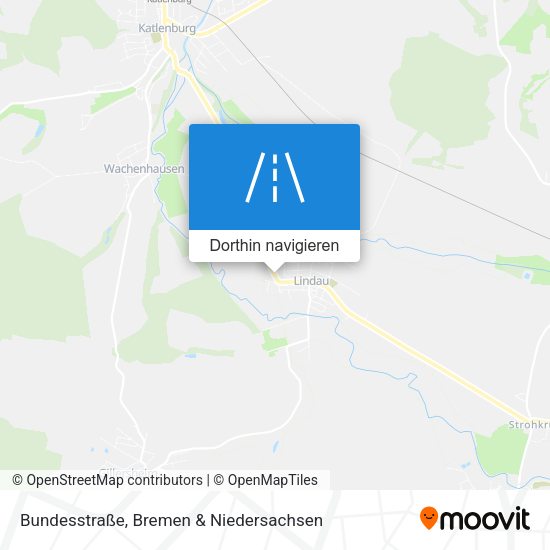 Bundesstraße Karte
