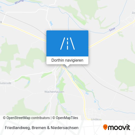 Friedlandweg Karte