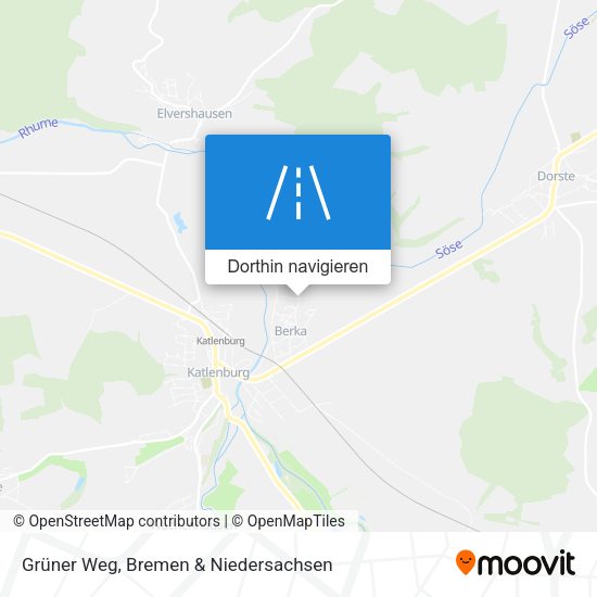 Grüner Weg Karte