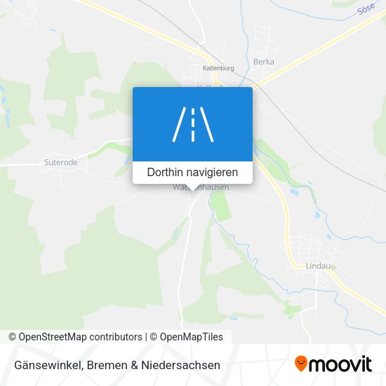 Gänsewinkel Karte