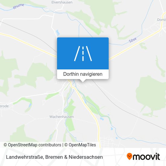 Landwehrstraße Karte