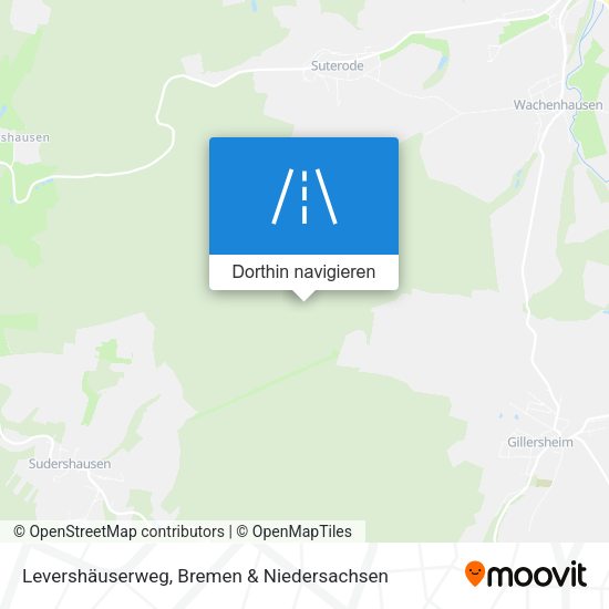 Levershäuserweg Karte