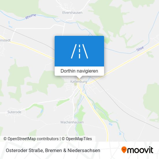 Osteroder Straße Karte