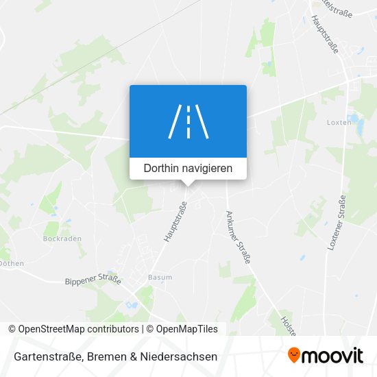 Gartenstraße Karte
