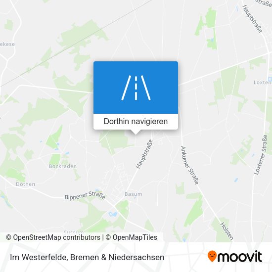 Im Westerfelde Karte