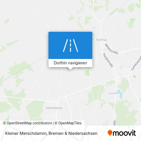 Kleiner Merschdamm Karte