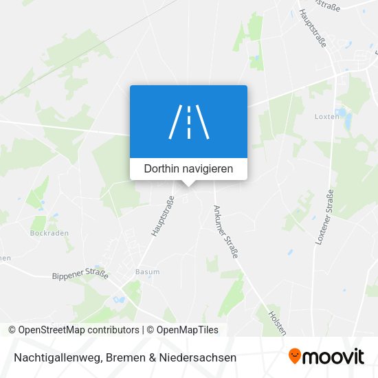 Nachtigallenweg Karte