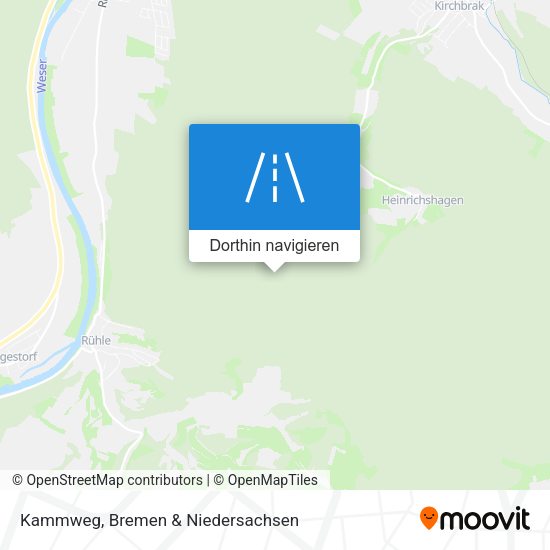 Kammweg Karte