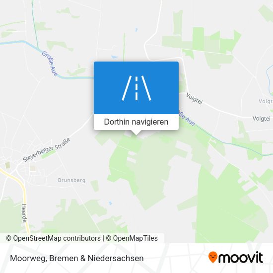 Moorweg Karte
