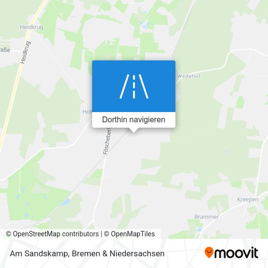 Am Sandskamp Karte