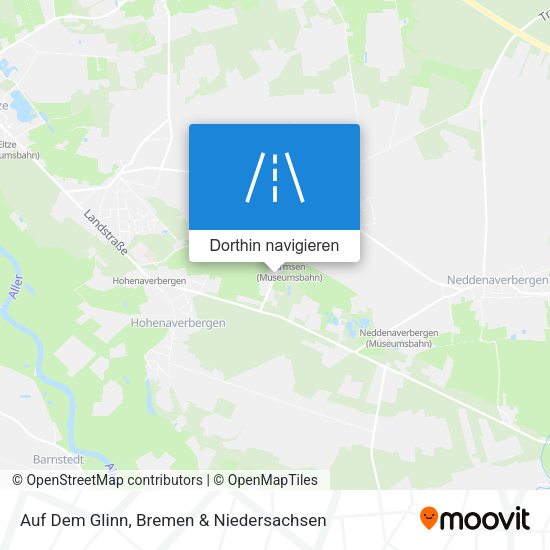 Auf Dem Glinn Karte