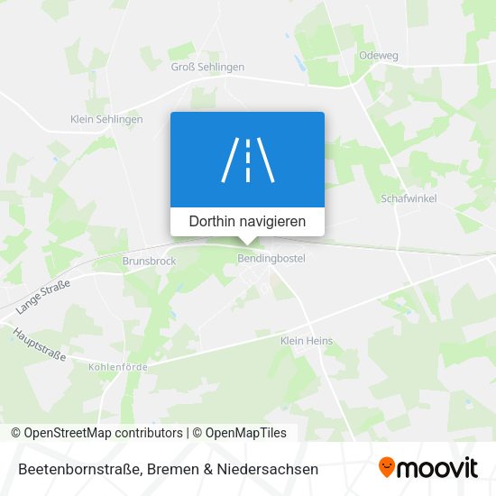 Beetenbornstraße Karte