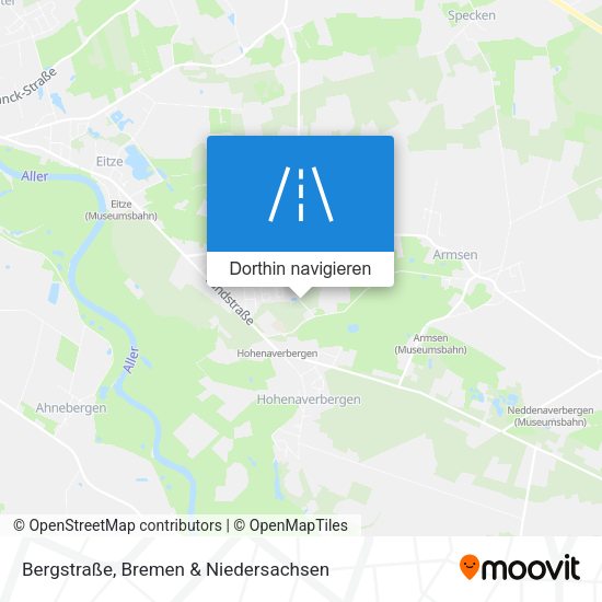 Bergstraße Karte