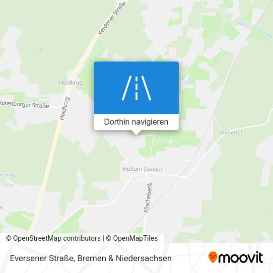 Eversener Straße Karte