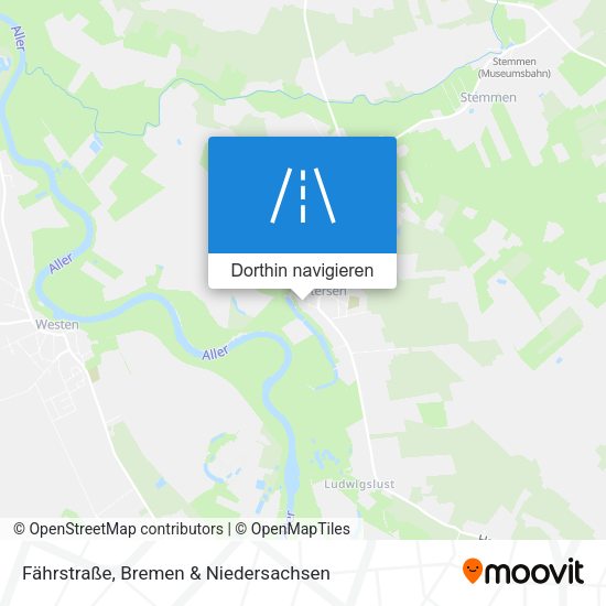 Fährstraße Karte