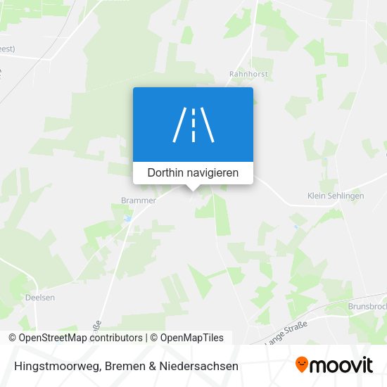 Hingstmoorweg Karte