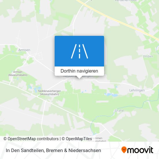 In Den Sandteilen Karte