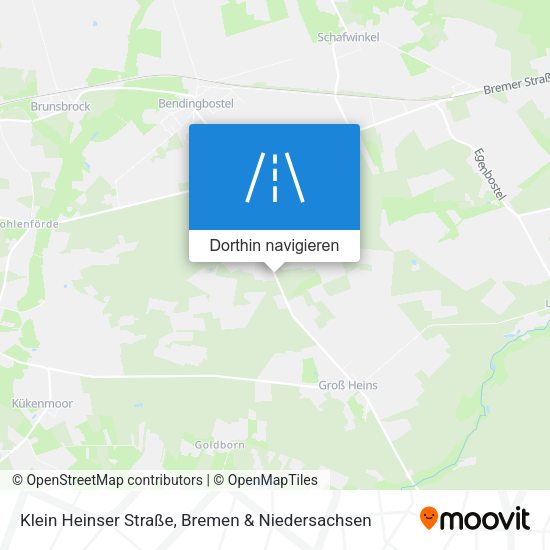 Klein Heinser Straße Karte