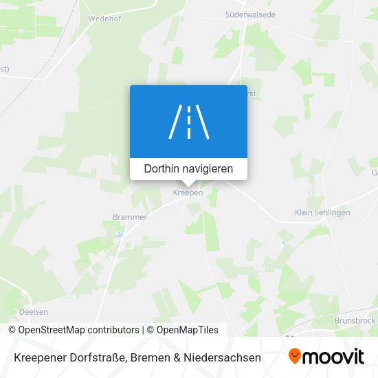 Kreepener Dorfstraße Karte