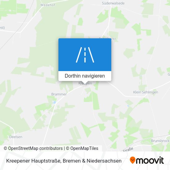 Kreepener Hauptstraße Karte