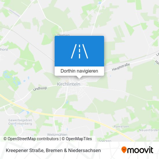 Kreepener Straße Karte