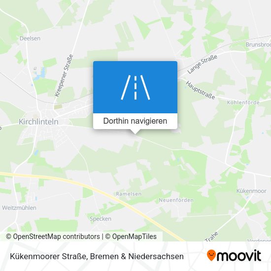 Kükenmoorer Straße Karte