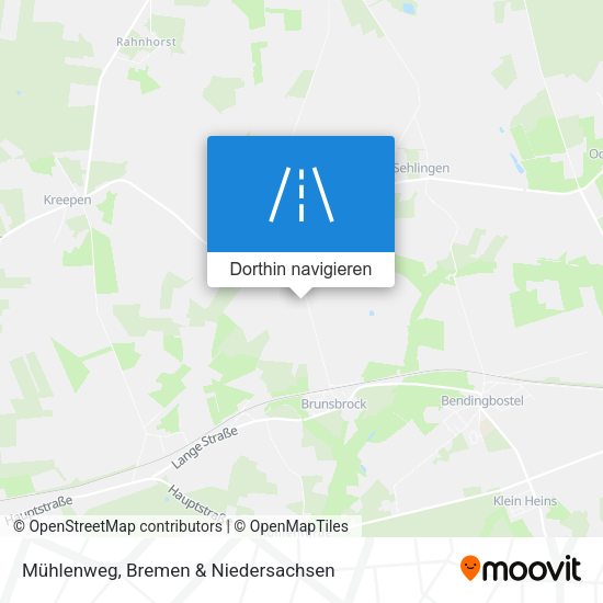 Mühlenweg Karte