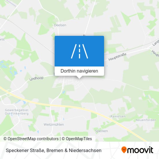 Speckener Straße Karte
