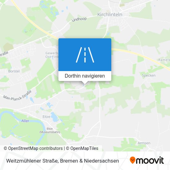 Weitzmühlener Straße Karte