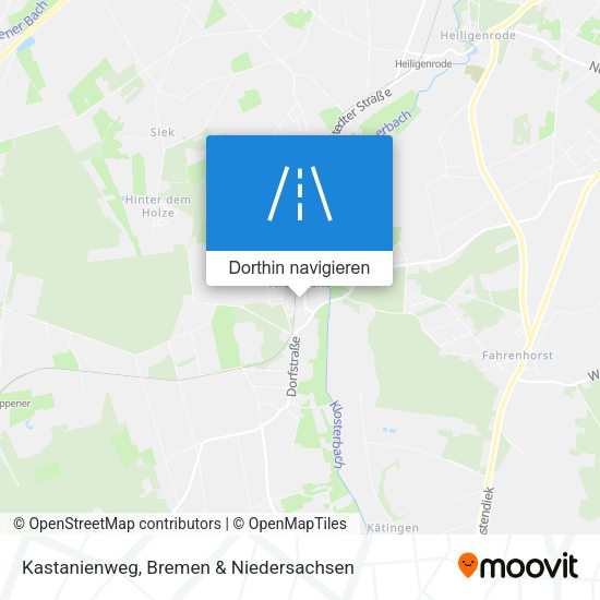 Kastanienweg Karte