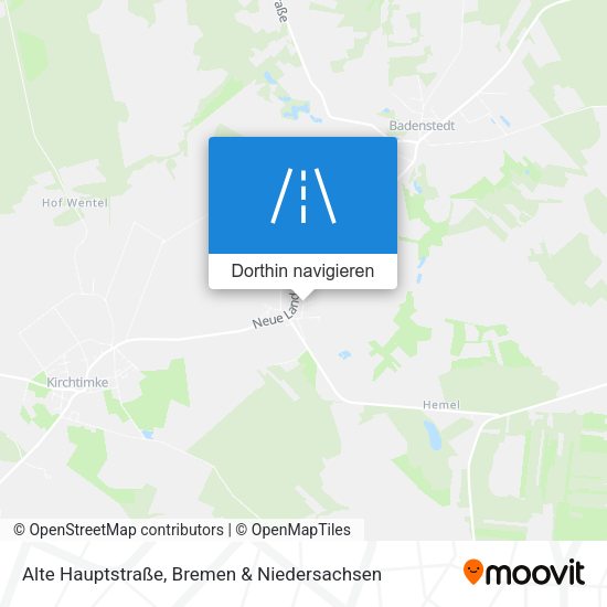 Alte Hauptstraße Karte