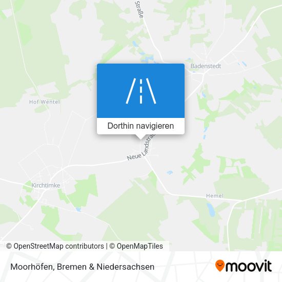 Moorhöfen Karte