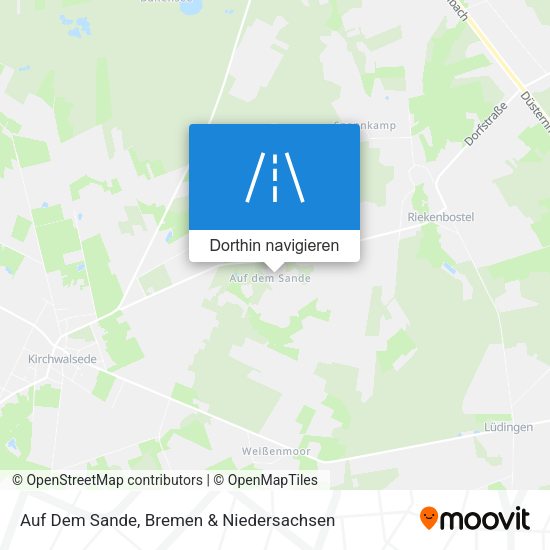 Auf Dem Sande Karte