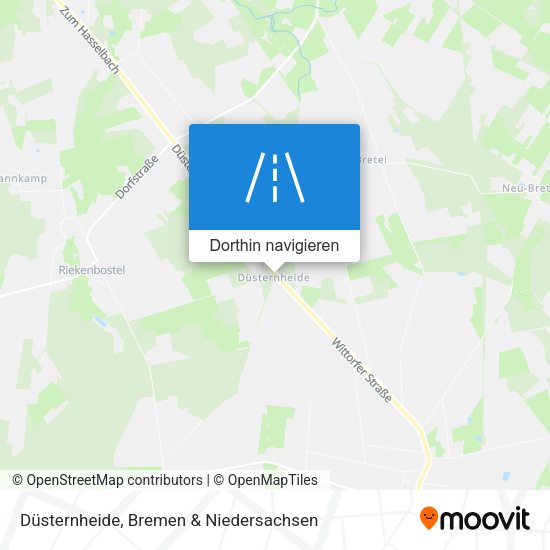 Düsternheide Karte