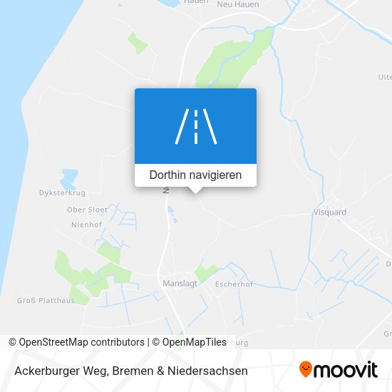 Ackerburger Weg Karte