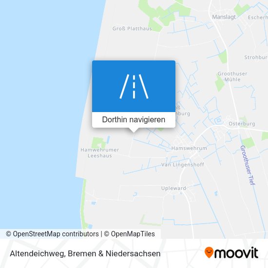 Altendeichweg Karte