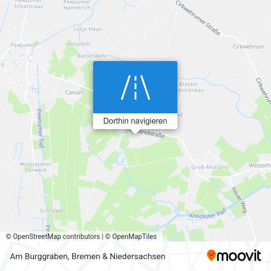 Am Burggraben Karte
