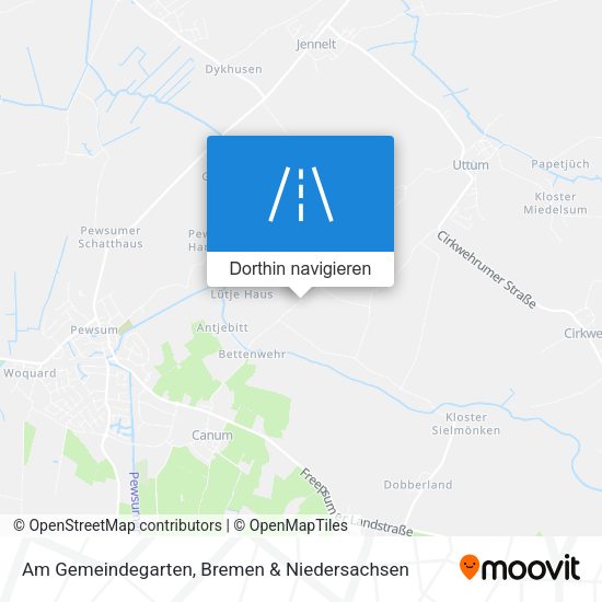 Am Gemeindegarten Karte