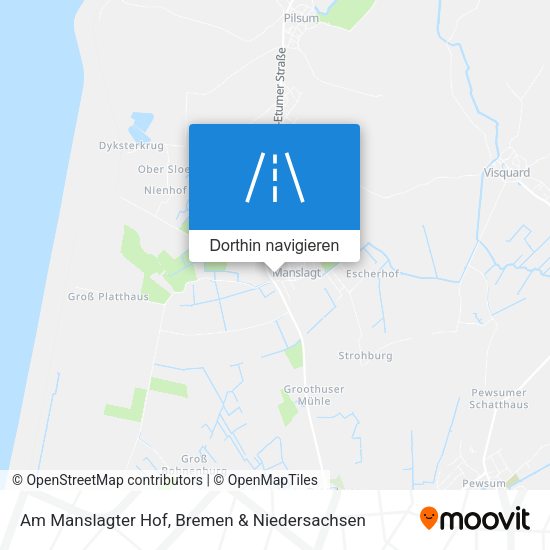 Am Manslagter Hof Karte