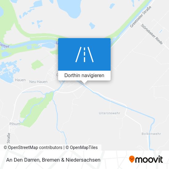 An Den Darren Karte