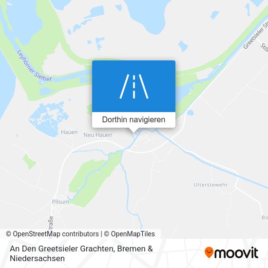 An Den Greetsieler Grachten Karte