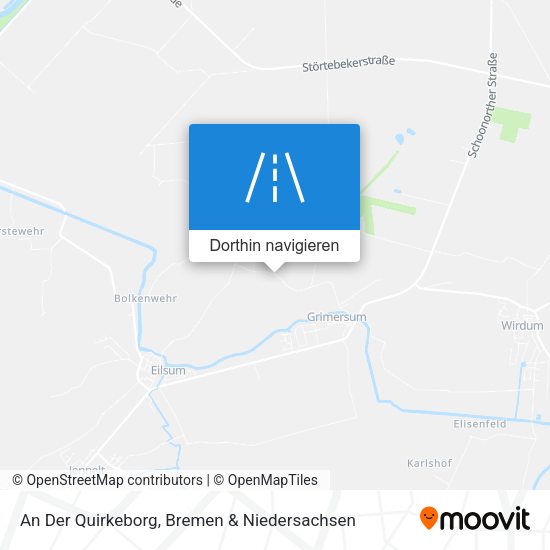 An Der Quirkeborg Karte