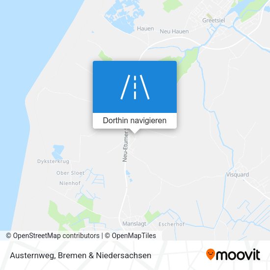 Austernweg Karte
