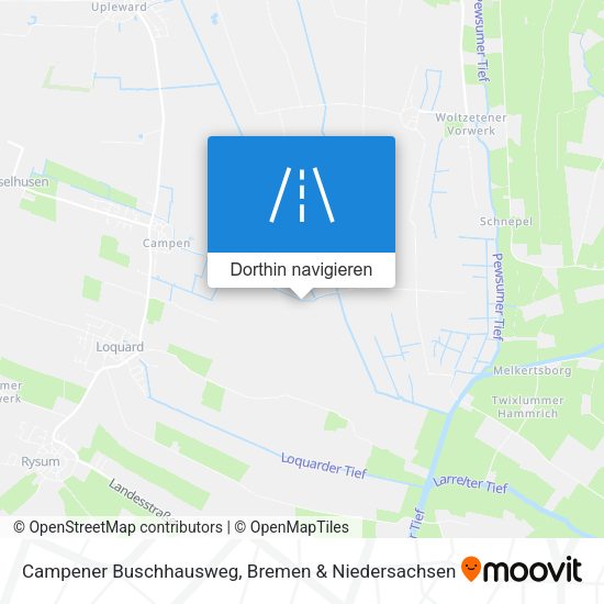 Campener Buschhausweg Karte