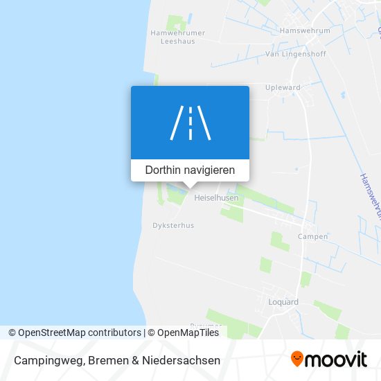 Campingweg Karte