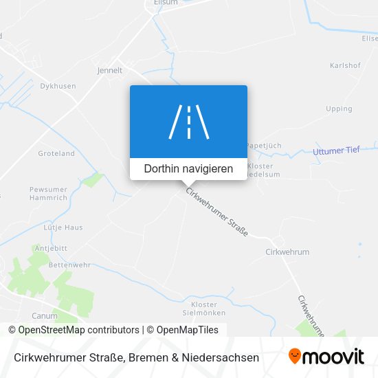 Cirkwehrumer Straße Karte